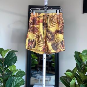 H&M Graphic Outdoors Print Beach Shorts